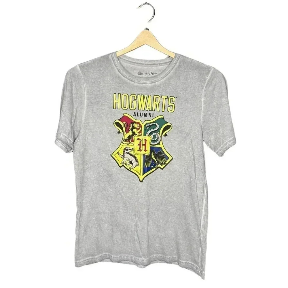 Harry Potter Hogwarts Alumni Boys Short Sleeve Shirt Size 18